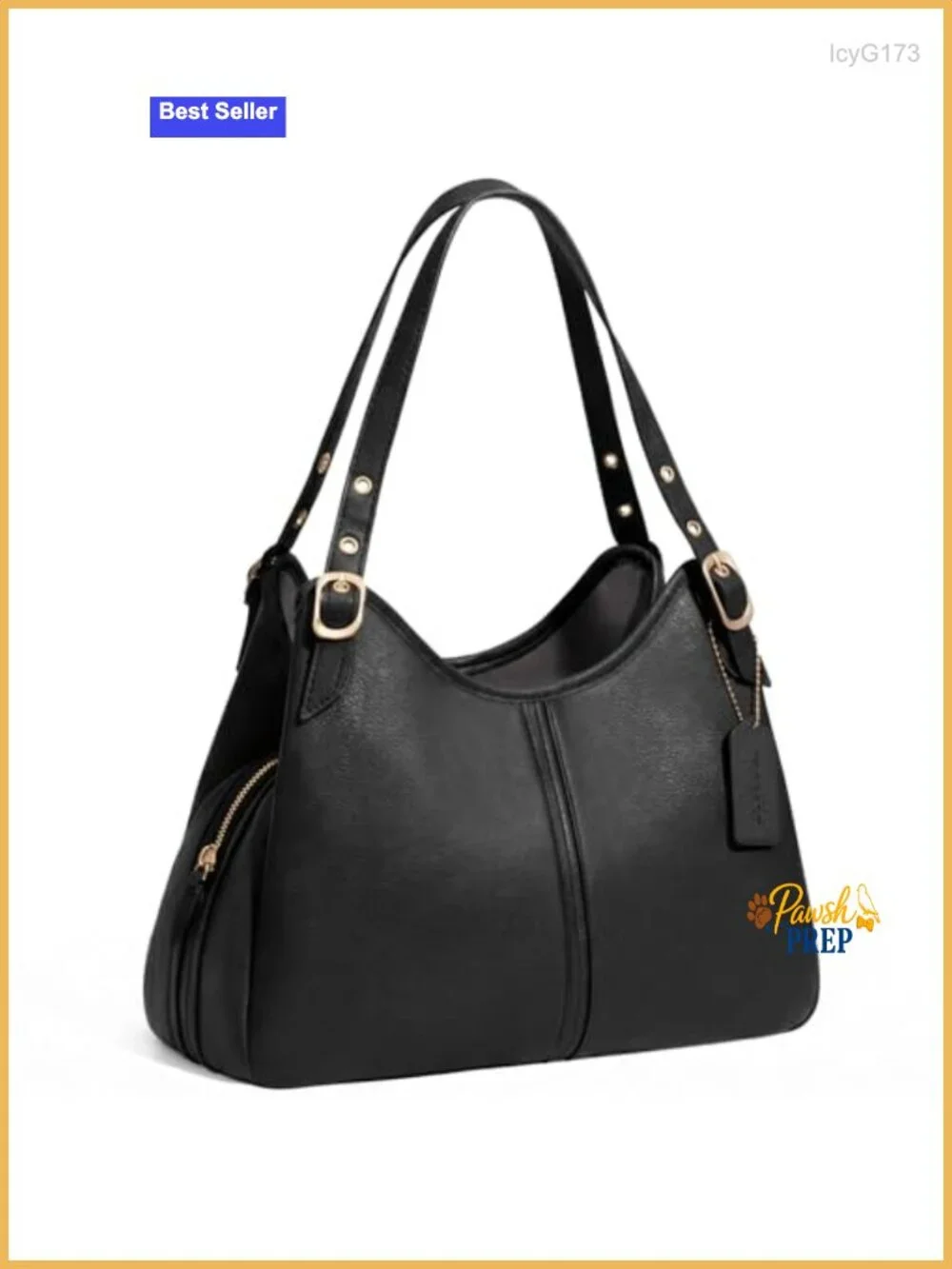 Vintage Hobo Handbag for Women, Soft Faux Leather Shoulder Bag, Slouchy